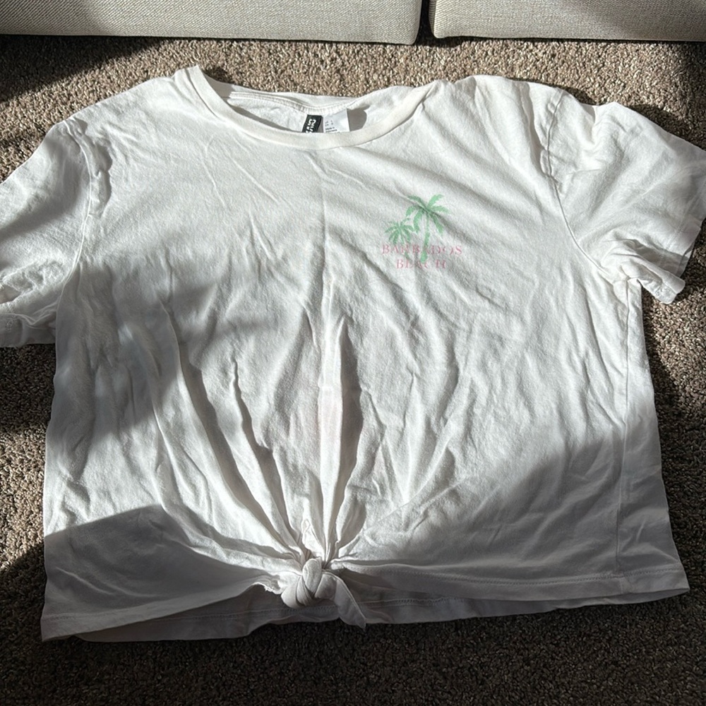 boxy crop tee